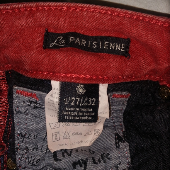 Maison Scotch distressed skinny jeans sz27 - Picture 10 of 10
